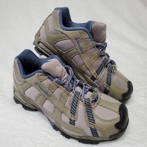 Nautilus Women's 7.5 WIDE Safety Toe SD Work Shoe N1354 Gray Blue